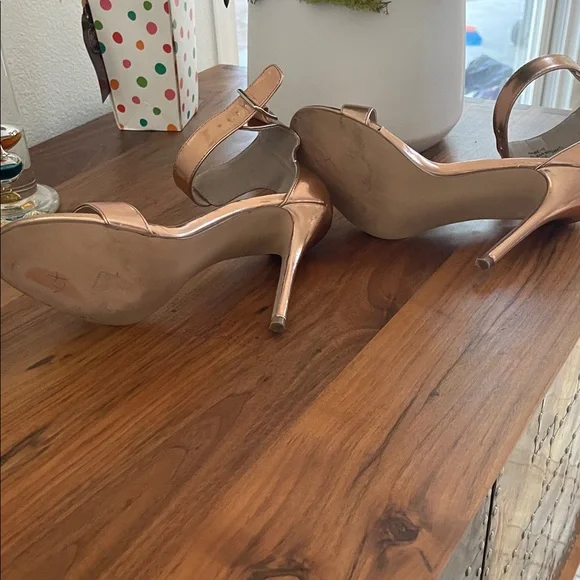 Pleaser Rose Gold Heels - Picture 4 of 7